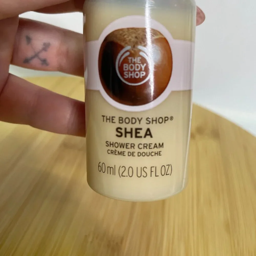 The Body Shop Shea Shower Cream Body Wash 2 oz Travel Size Moisturizing